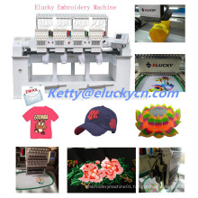 1200SPM 4 heads computerized embroidery machine with15 colors factory price